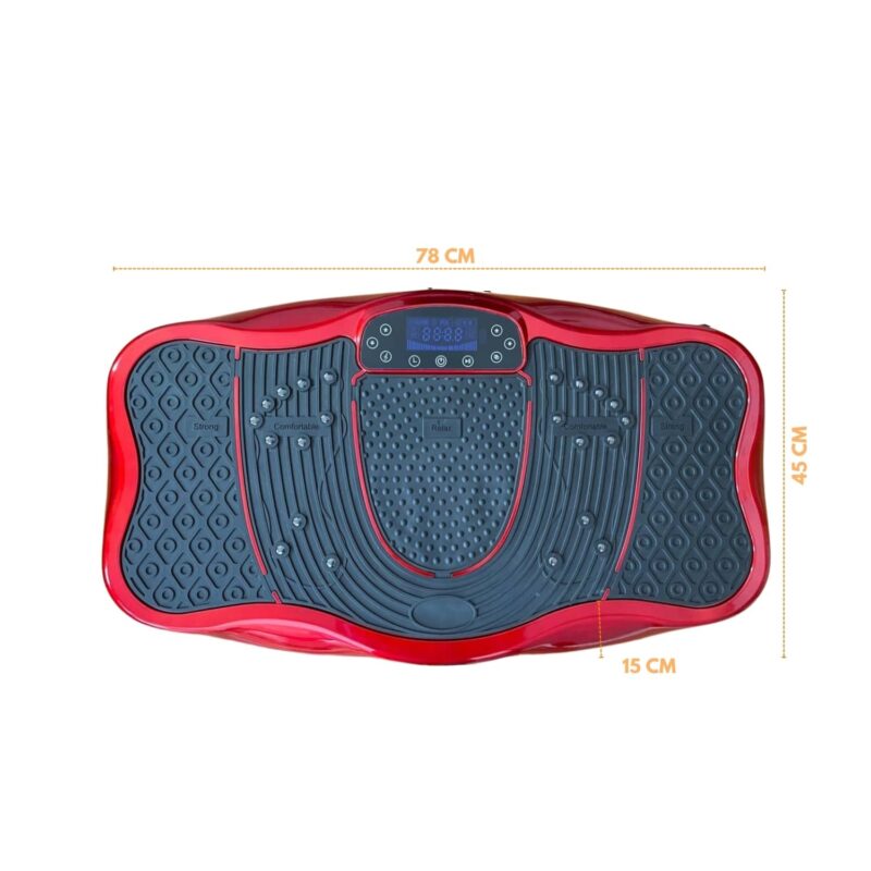 PLATAFORMA VIBRATORIA PRO-FIT C/ BLUETOOTH, USB, CONTROL Y BANDAS ELÁSTICAS - Imagen 2