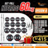 SET FULL HIERRO 60KG – OPCIÓN 4