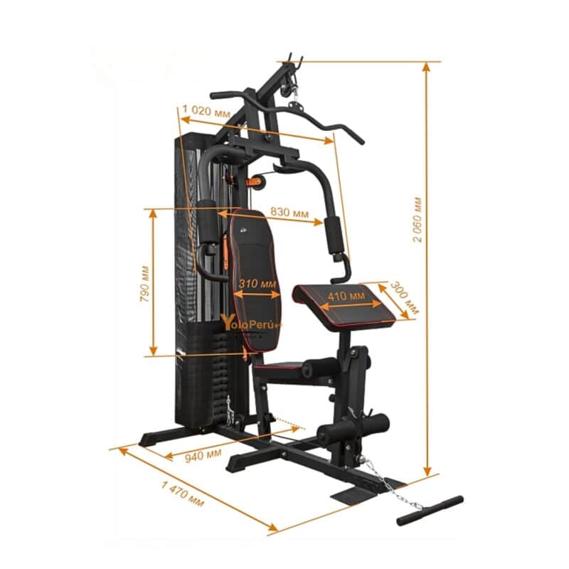 MINI GYM MDK-107-2 REAL FITNESS - Imagen 2